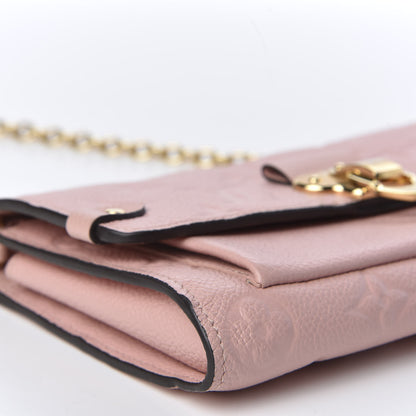 Louis Vuitton Empreinte Vavin Chain Wallet Rose Poudre 5 of 9