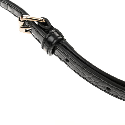 Saint Laurent Calfskin Crocodile Embossed Baby Sac De Jour Black 12 of 15