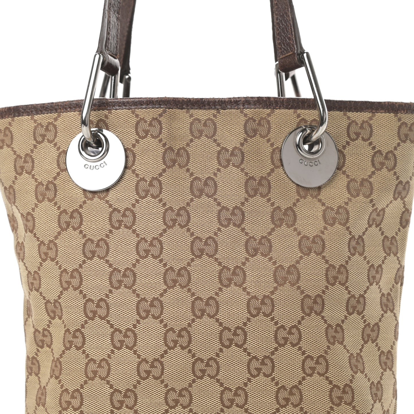 Monogram Small Eclipse Tote Brown