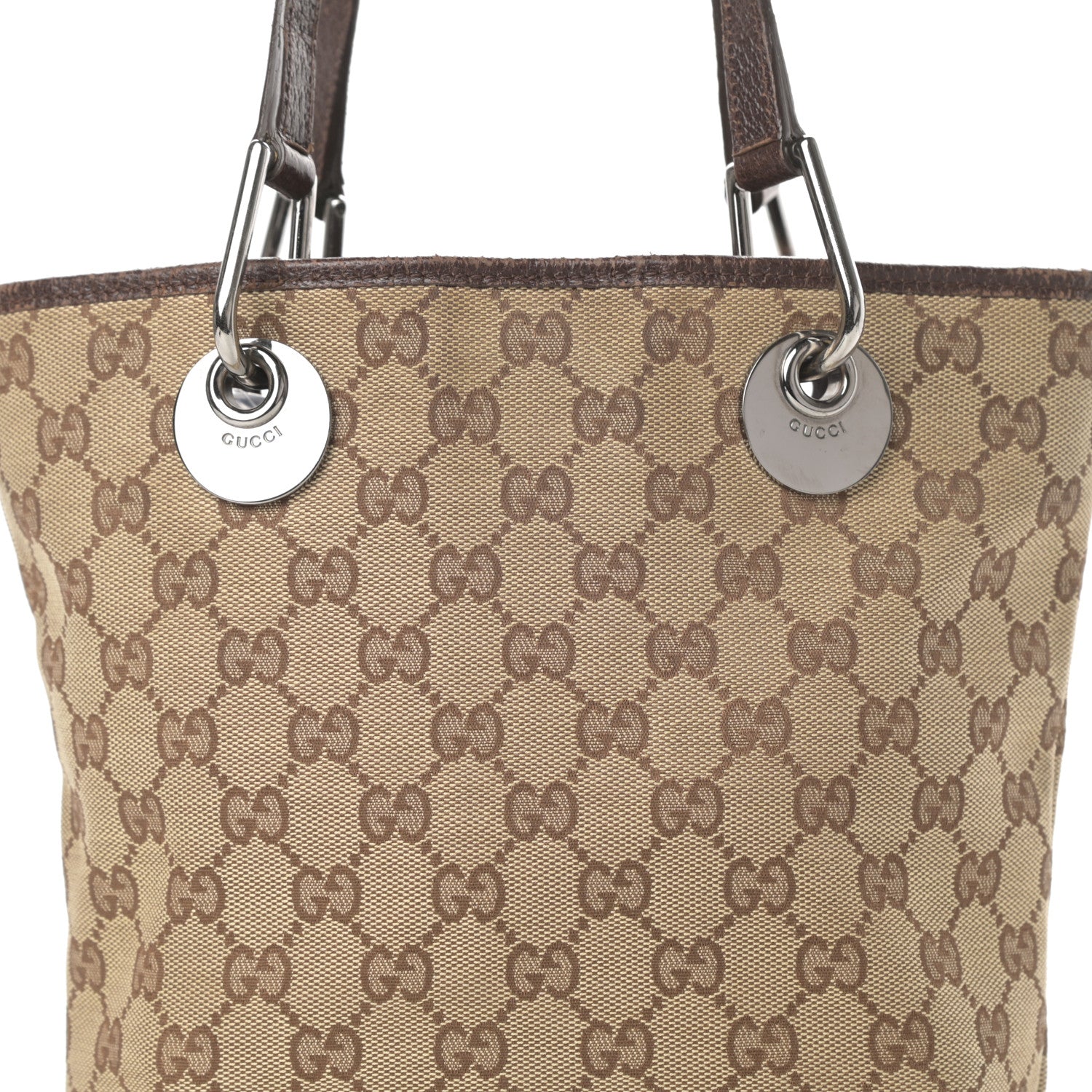 Gucci Monogram Small Eclipse Tote Brown 8 of 15