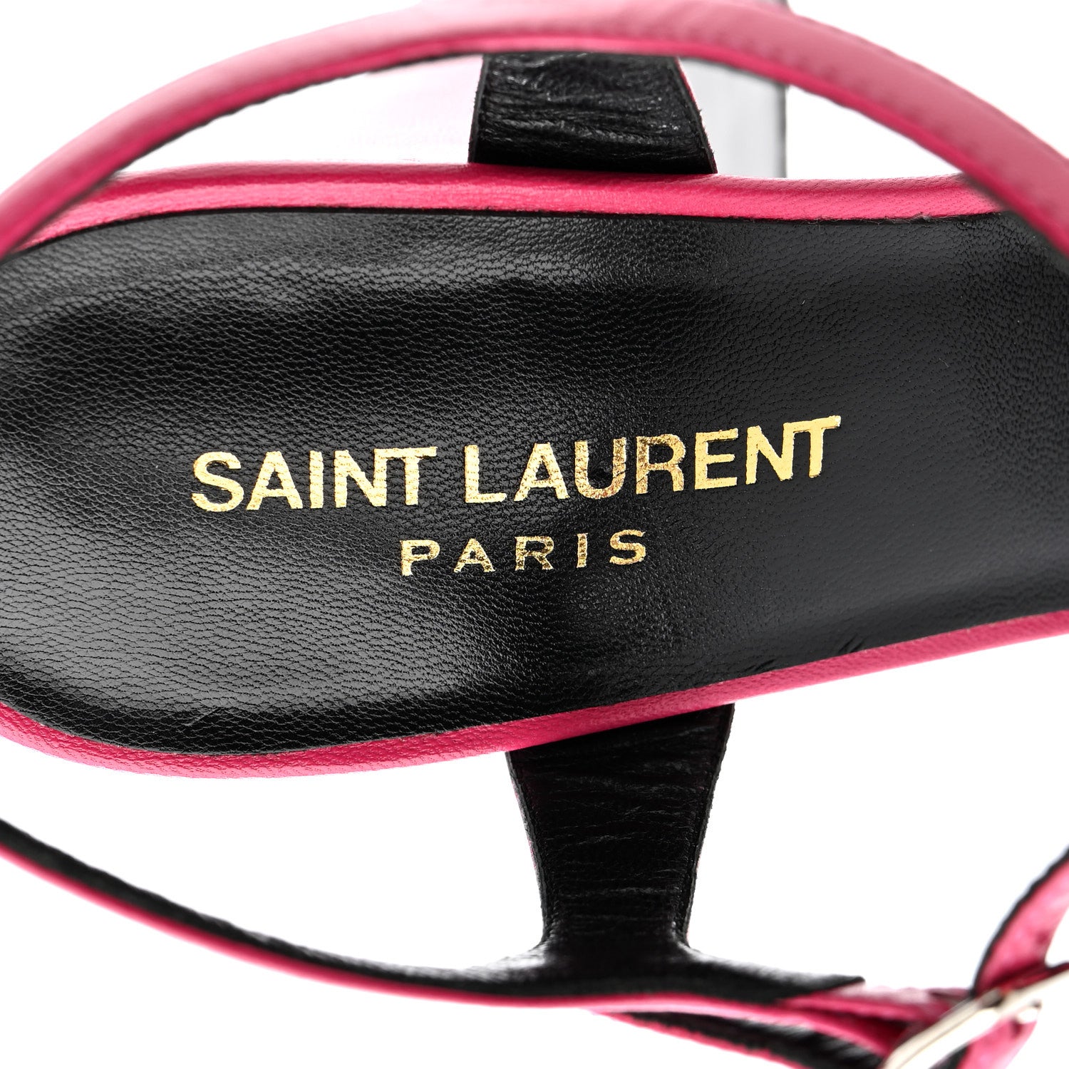 Saint Laurent Goatskin Candy 80 Platform Sandals 39.5 Bubblegum 8 of 14