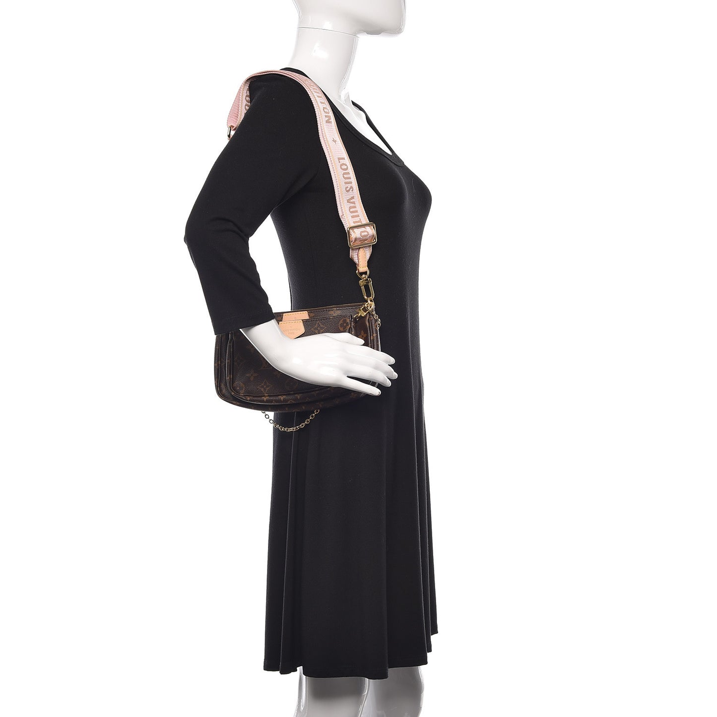 Monogram Multi Pochette Accessories Rose Clair