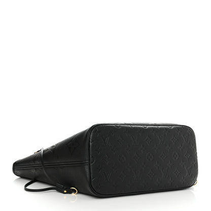 Louis Vuitton Empreinte Monogram Giant Neverfull MM Black 5 of 10