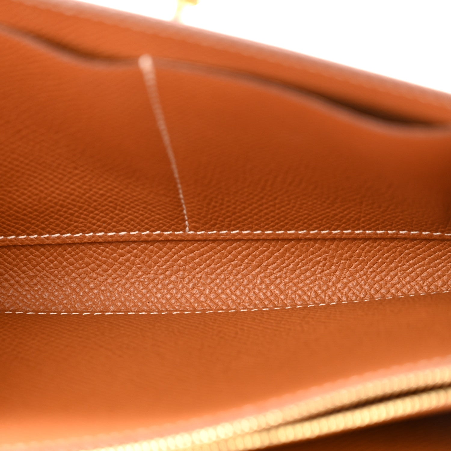 Hermes Epsom Kelly Wallet To Go Gold 6 of 11