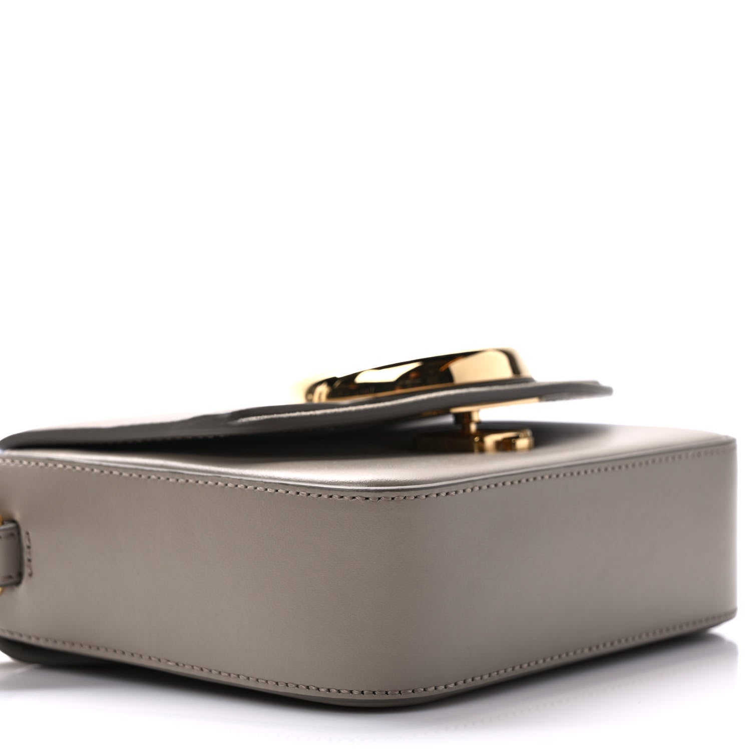 Chloe Shiny Calfskin Suede Mini C Double Carry Motty Grey 8 of 9