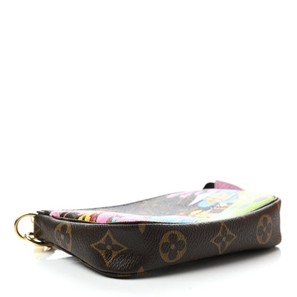 Louis Vuitton Monogram 2021 Christmas Animation Japanese Garden Mini Pochette Accessories Wisteria Pink 5 of 9