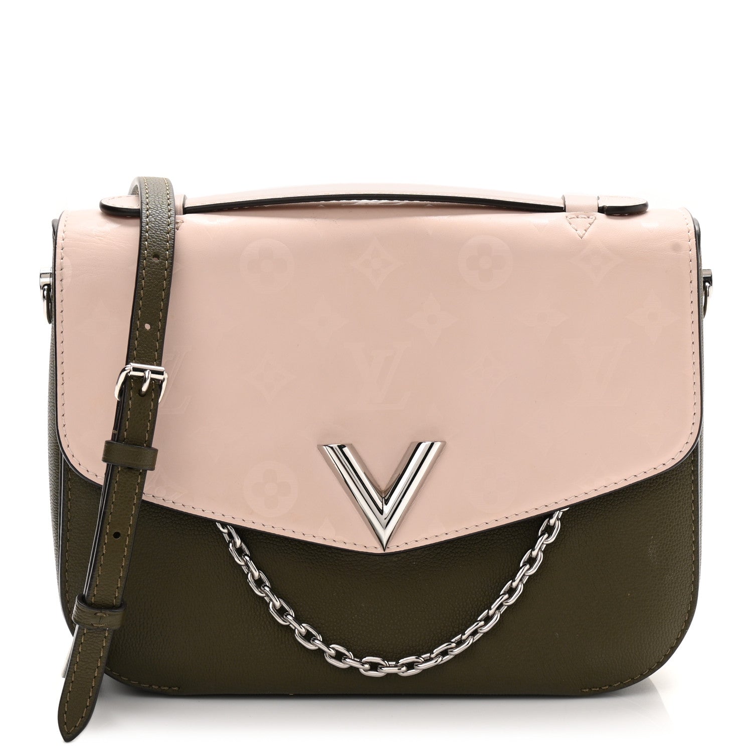Louis Vuitton Calfskin Very Messenger Kaki 1 of 12