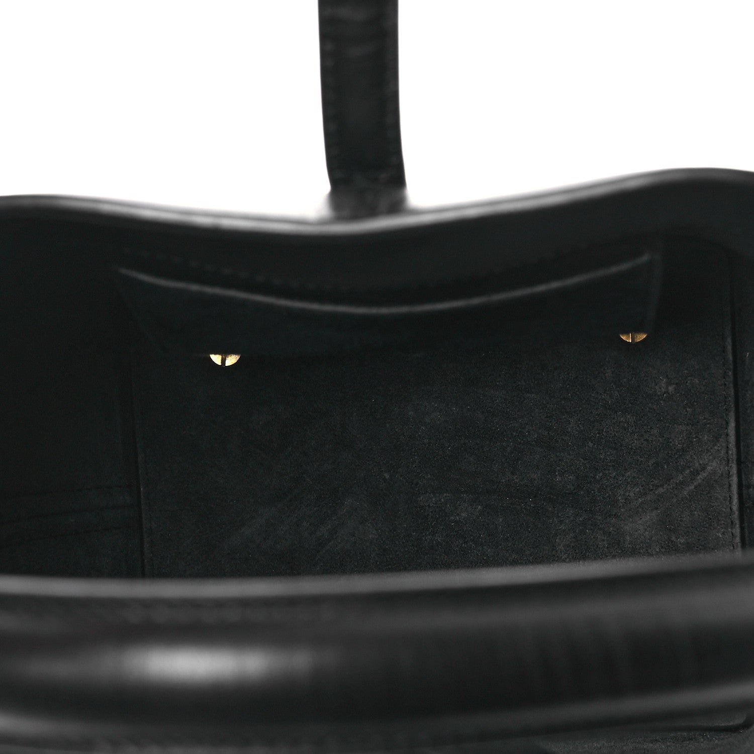 Saint Laurent Smooth Shiny Calfskin Monogram Le 37 Small Bucket Bag Black 5 of 15