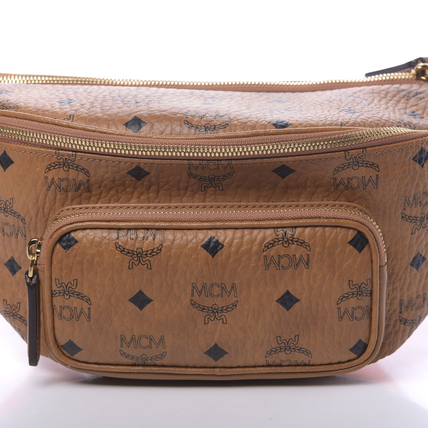 Visetos Medium Belt Bag Cognac