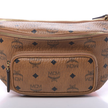 MCM Visetos Medium Belt Bag Cognac 9 of 9