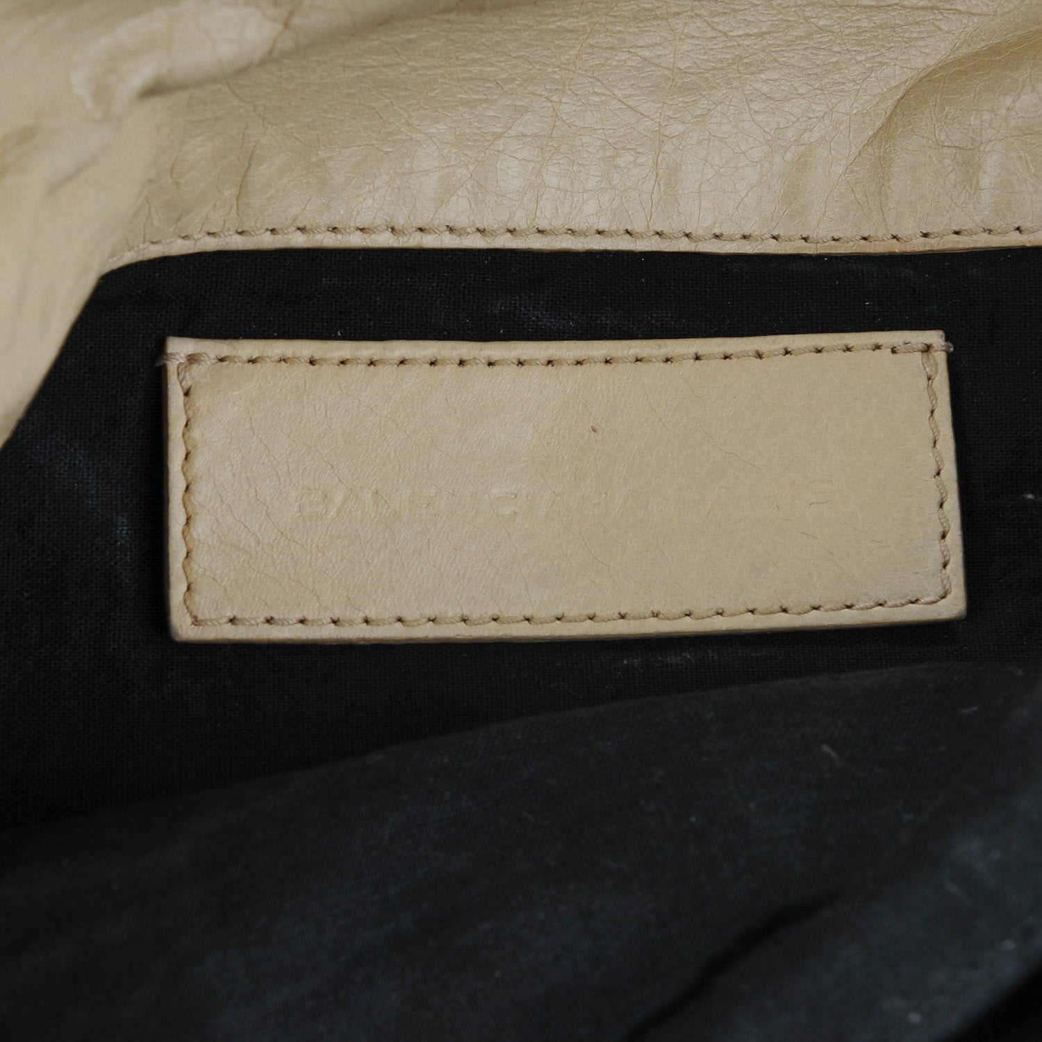 Balenciaga Agneau Classic Hardware Envelope Clutch Sahara 6 of 7