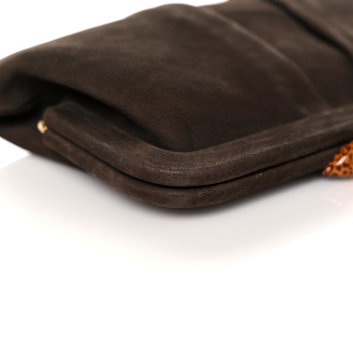 Christian Louboutin Suede Miss Loubi Clutch Clutch Brown 11 of 15