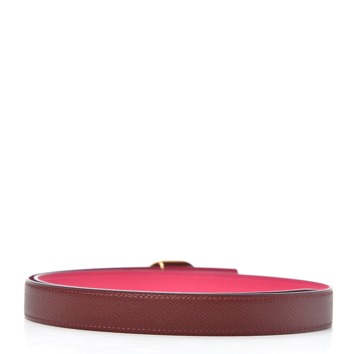 Hermes Swift Epsom 24mm Rivage Belt 90 Rose Mexico Rouge H 2 of 5