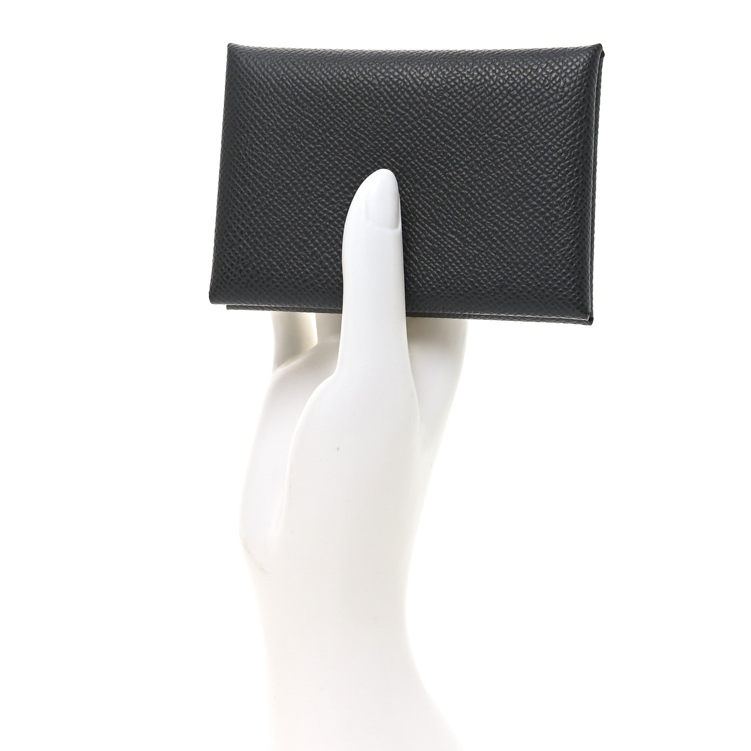 Hermes Epsom Calvi Duo Card Case Graphite 2 of 7