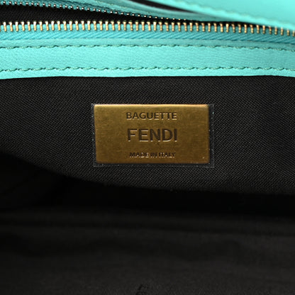 Fendi Nappa FF 1974 Embossed Baguette Tiffany 6 of 13