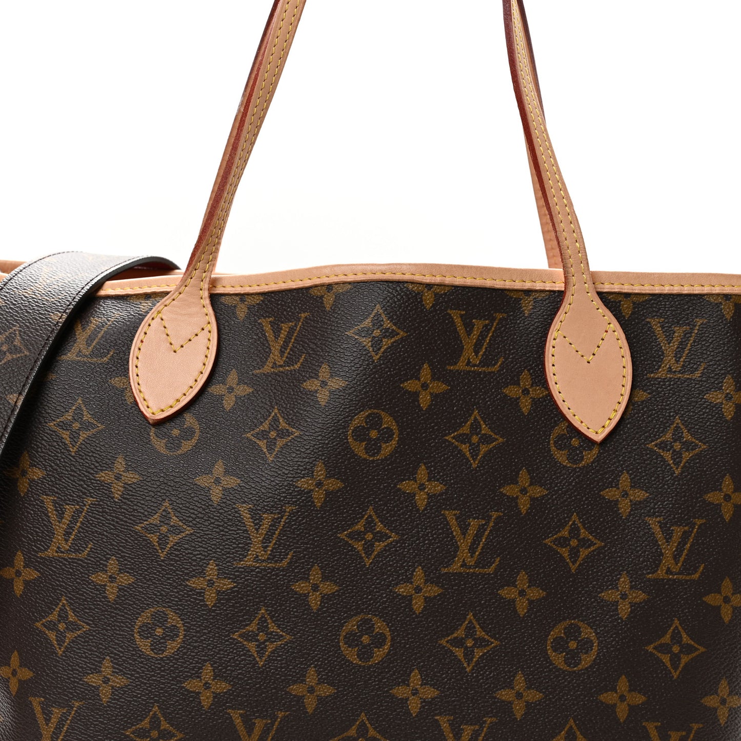 Monogram Inside Out Neverfull Bandouliere MM Rouge Sari