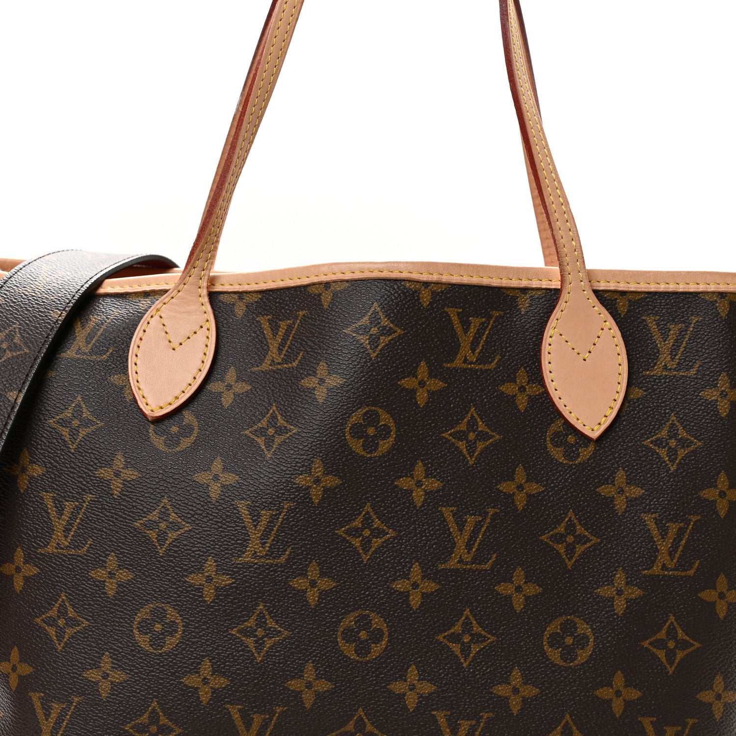 Louis Vuitton Monogram Inside Out Neverfull Bandouliere MM Rouge Sari 7 of 9