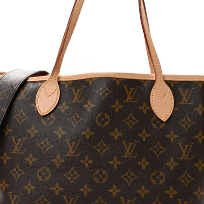 Louis Vuitton Monogram Inside Out Neverfull Bandouliere MM Rouge Sari 7 of 9