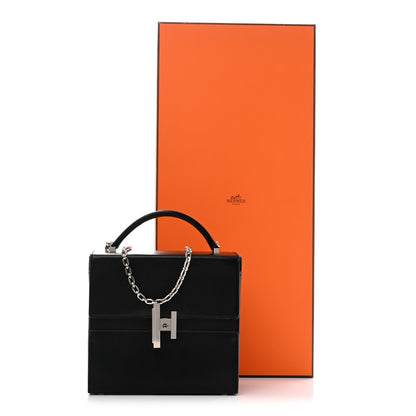 Hermes Chevre Chamkila Cinhetic Boxy Top Handle Bag Black 11 of 11
