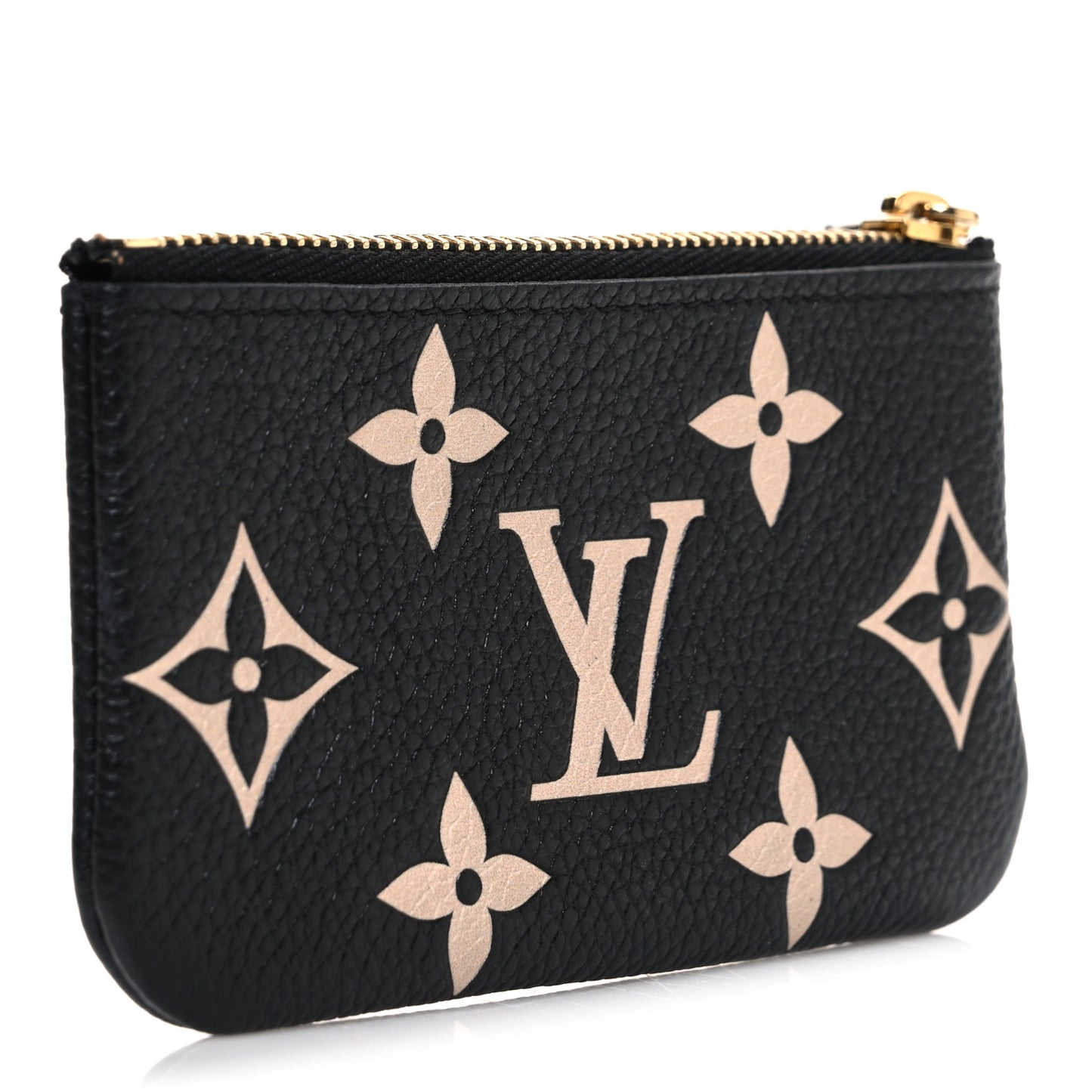 Empreinte Monogram Giant Key Pouch Black Beige