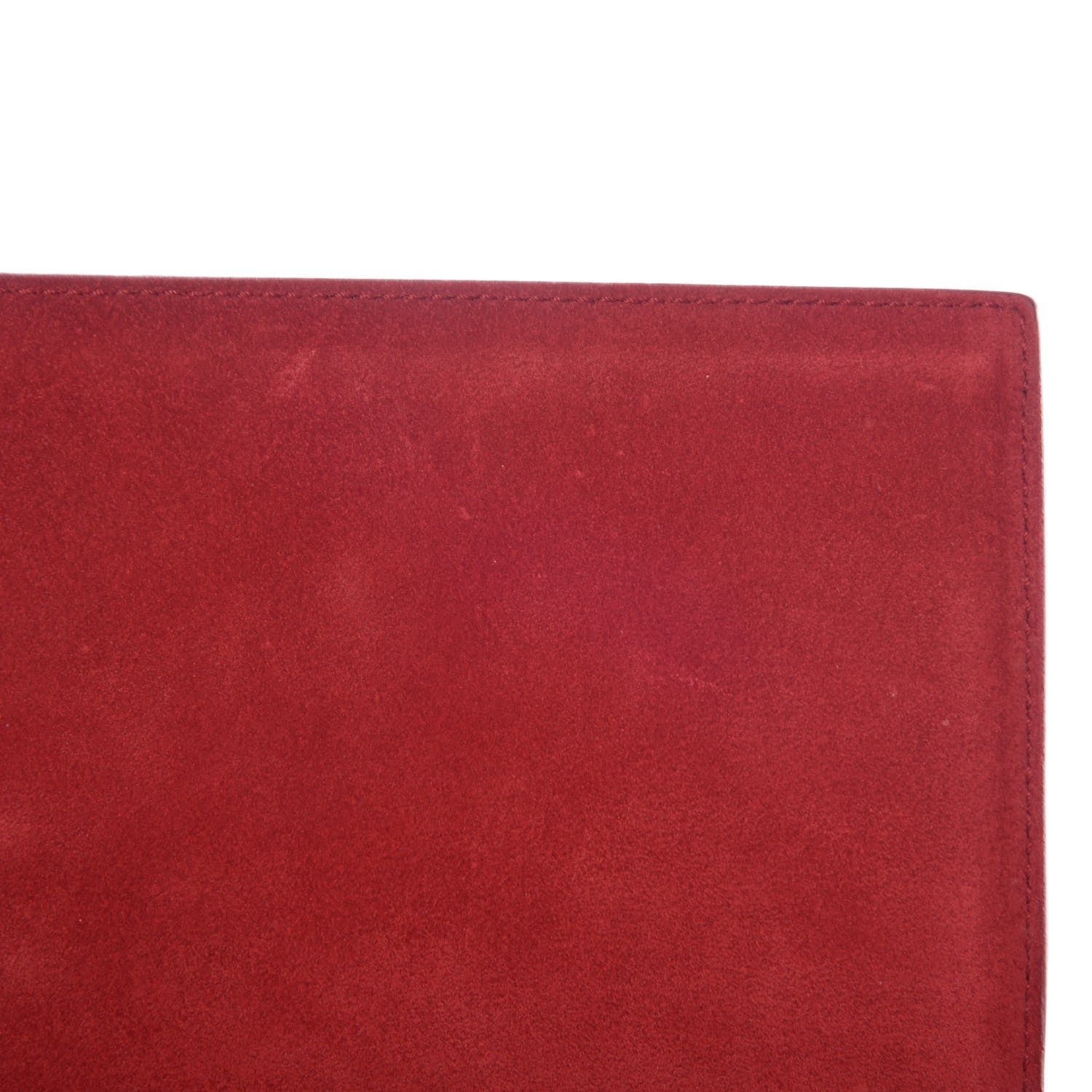 Saint Laurent Calfskin Classic Y Ligne Clutch Red 9 of 18