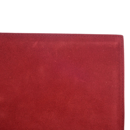 Saint Laurent Calfskin Classic Y Ligne Clutch Red 9 of 18