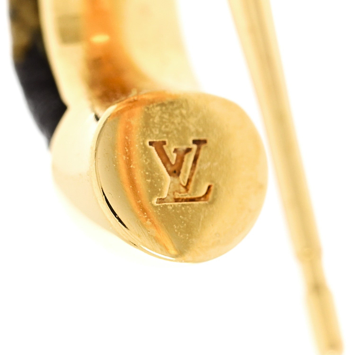 Louis Vuitton Monogram Wild Mini Hoop Earrings 4 of 5