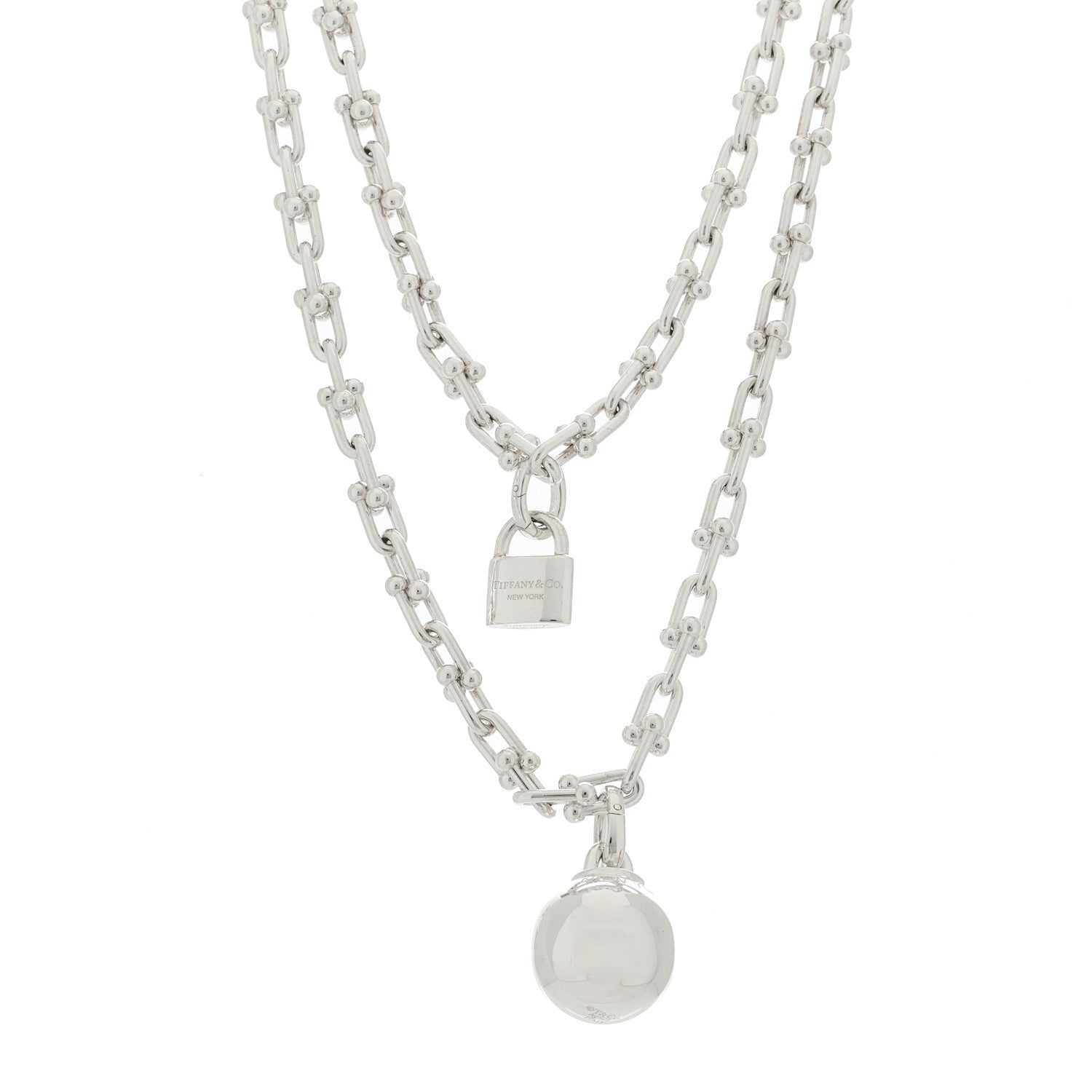 Tiffany Sterling Silver HardWear Wrap Necklace 1 of 6