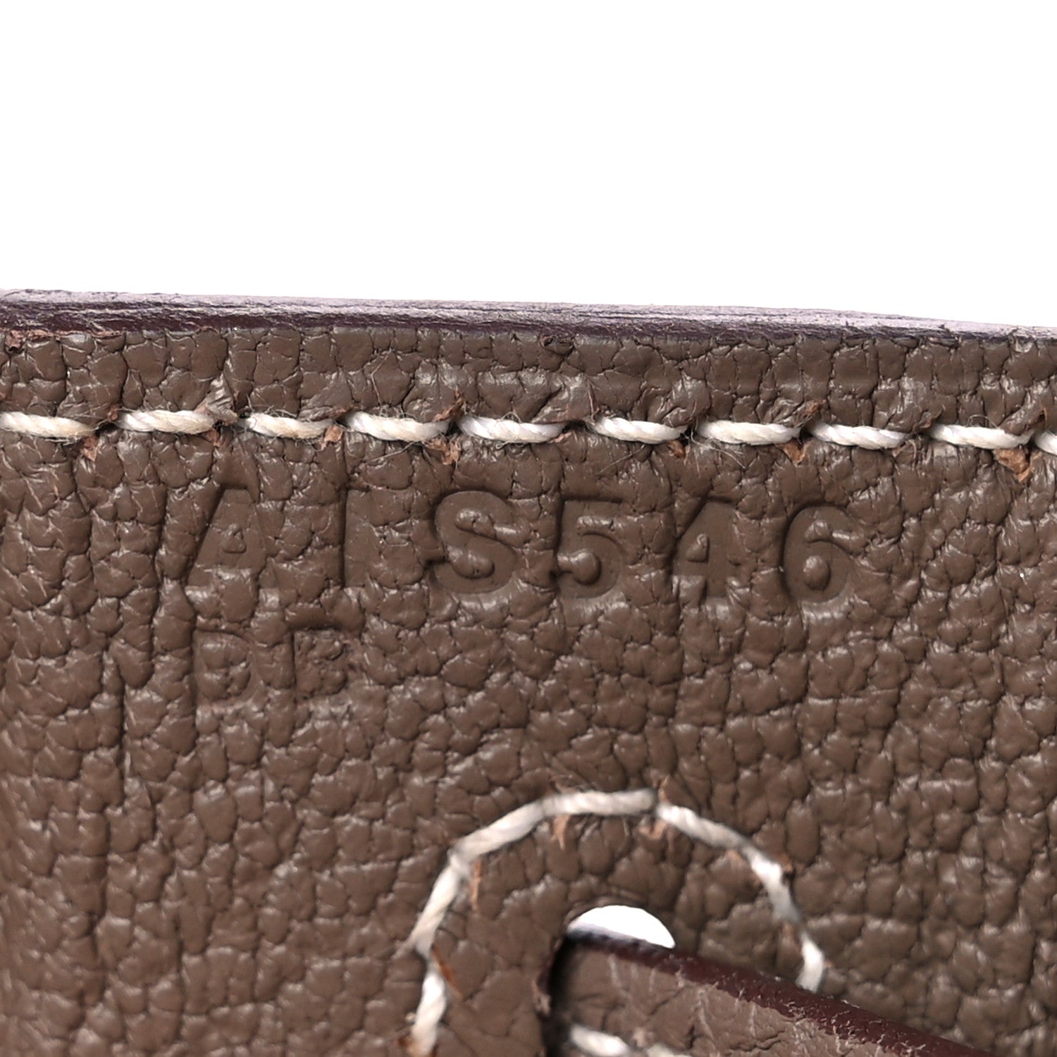 Hermes Togo Kelly Retourne 28 Etoupe 7 of 12