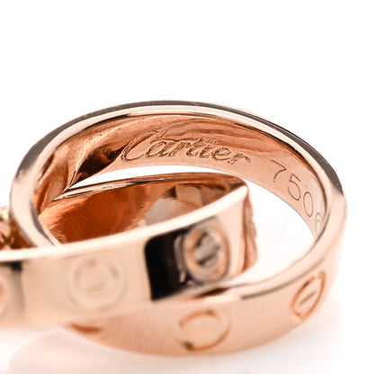 Cartier 18K Pink Gold Interlocking LOVE Bracelet 3 of 3