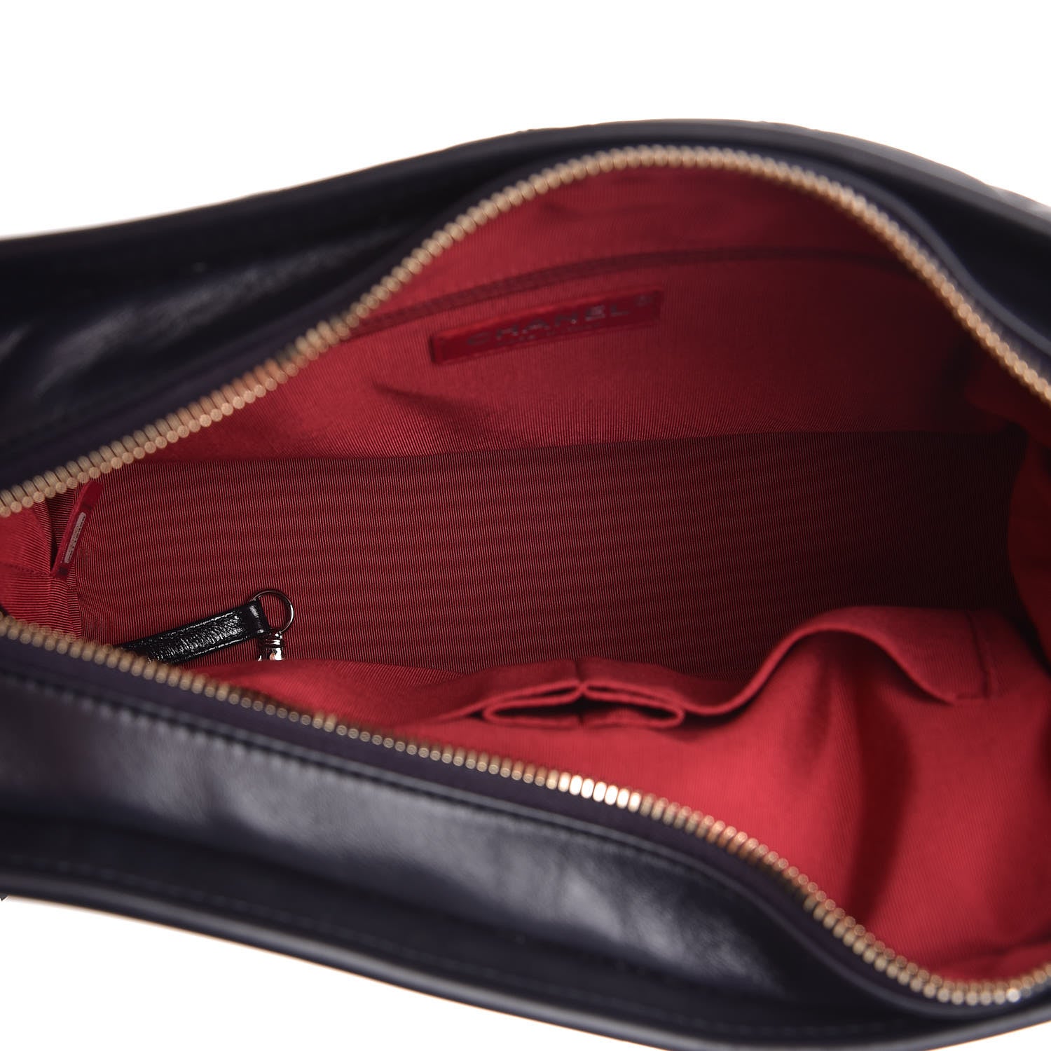 Chanel Aged Calfskin Quilted Medium Gabrielle Hobo Dark Navy Blue 5 of 10