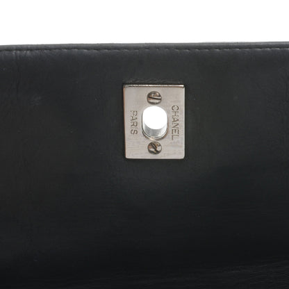 Chanel Lambskin Square Quilted Clutch Black 5 of 9