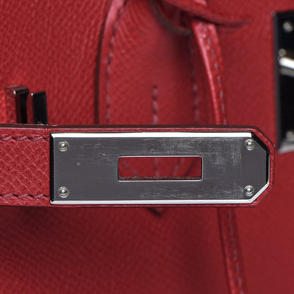 Hermes Epsom Birkin 30 Rouge Garance 12 of 38
