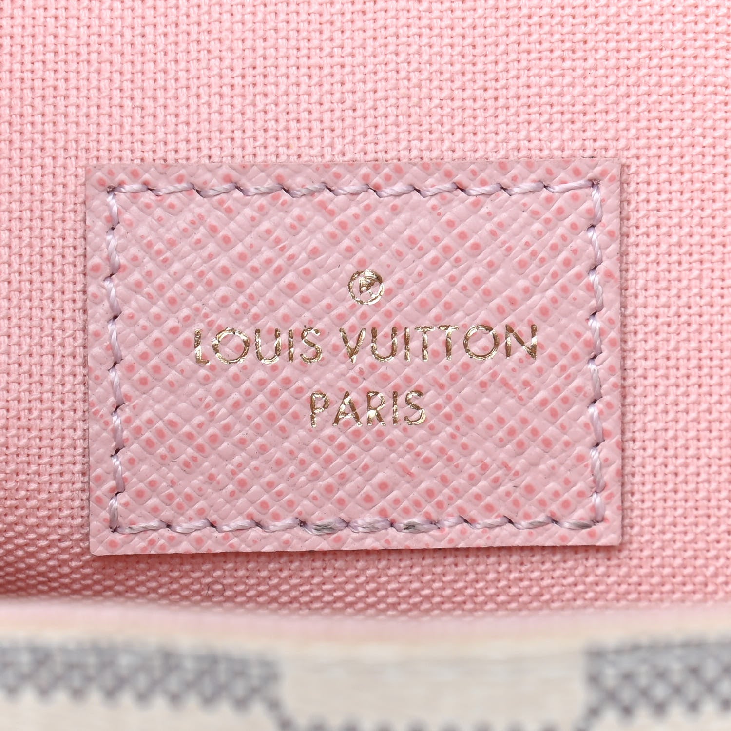 Louis Vuitton Damier Azur Pochette Felicie Chain Wallet Rose Ballerine 6 of 8
