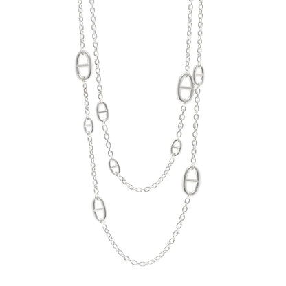 Hermes Sterling Silver Farandole Necklace 120 1 of 5