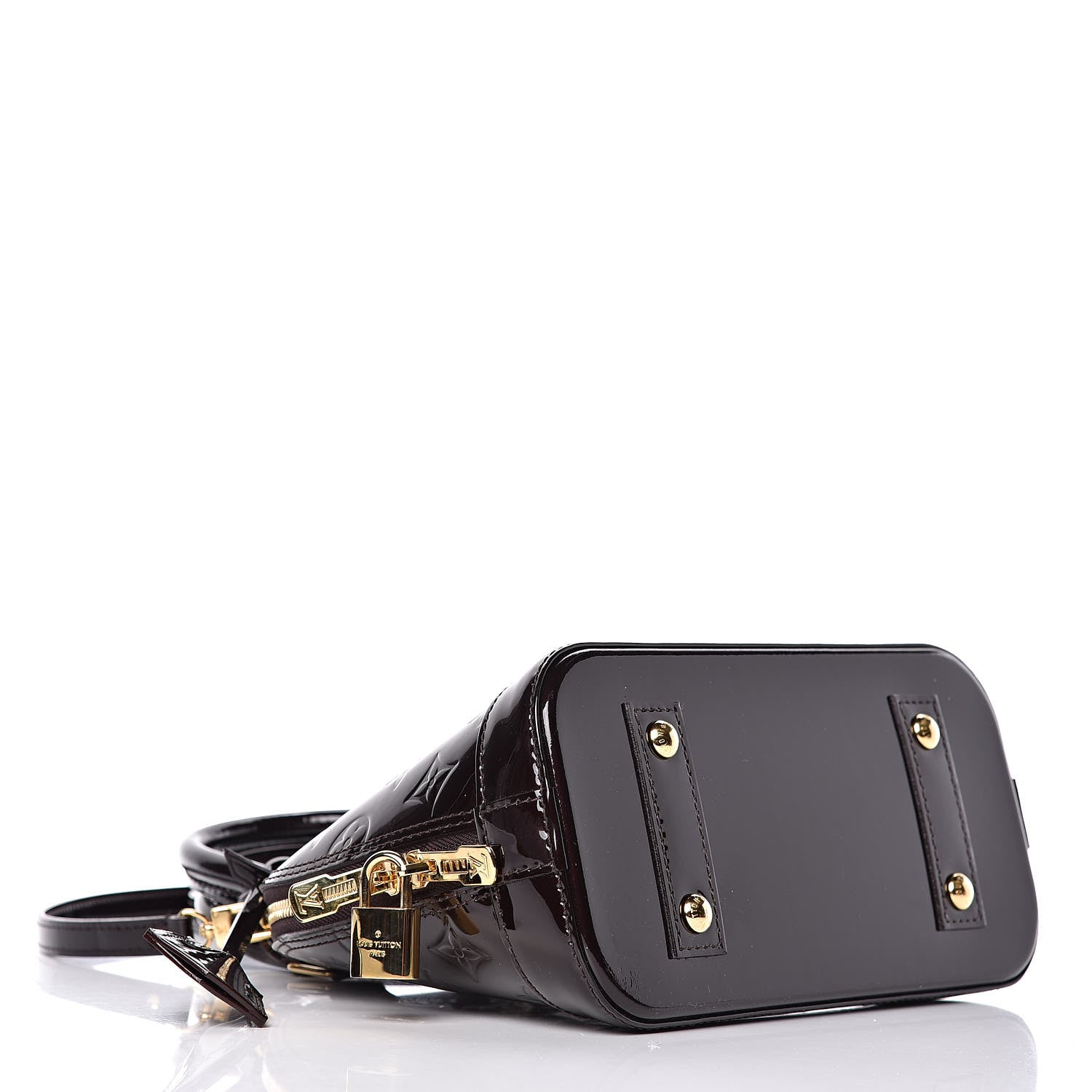 Louis Vuitton Vernis Alma BB Amarante 4 of 10