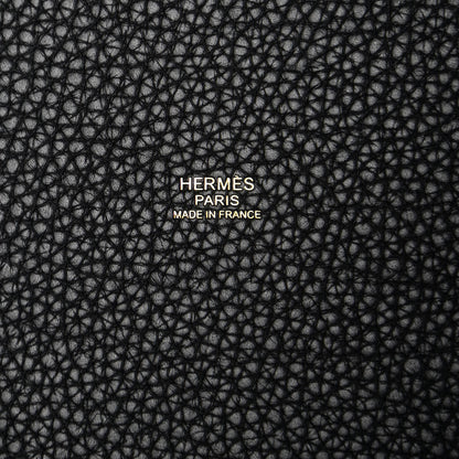 Hermes Taurillon Clemence Picotin Lock 22 MM Black 6 of 13