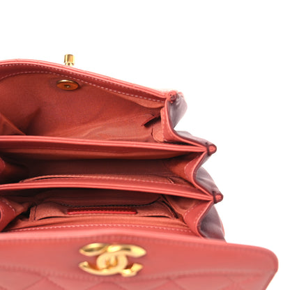 Chanel Lambskin Quilted Bi-Color Small Coco Vintage Flap Pink 5 of 14
