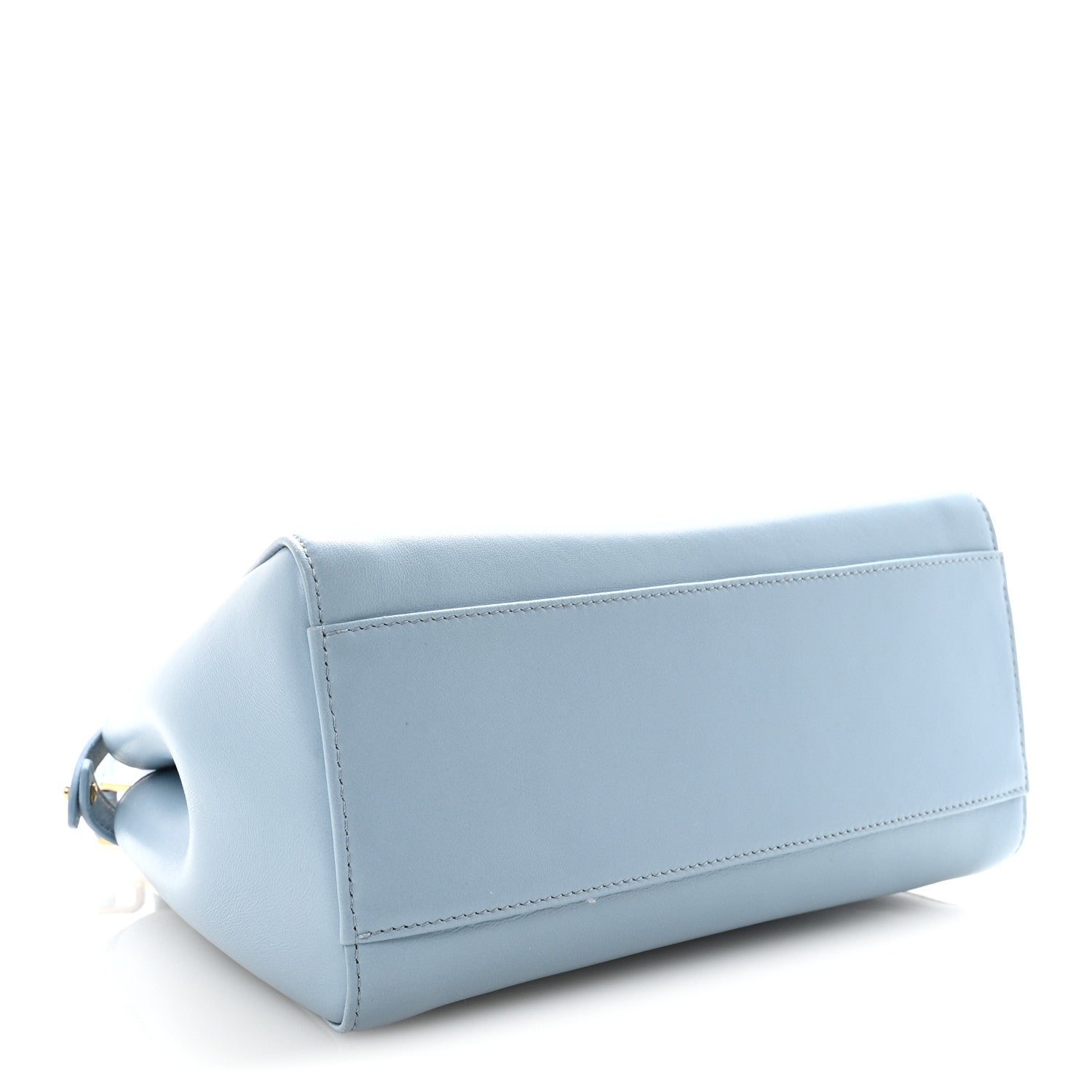 Fendi Nappa Mini Peekaboo Iconic Satchel Azzurro Baby 4 of 9
