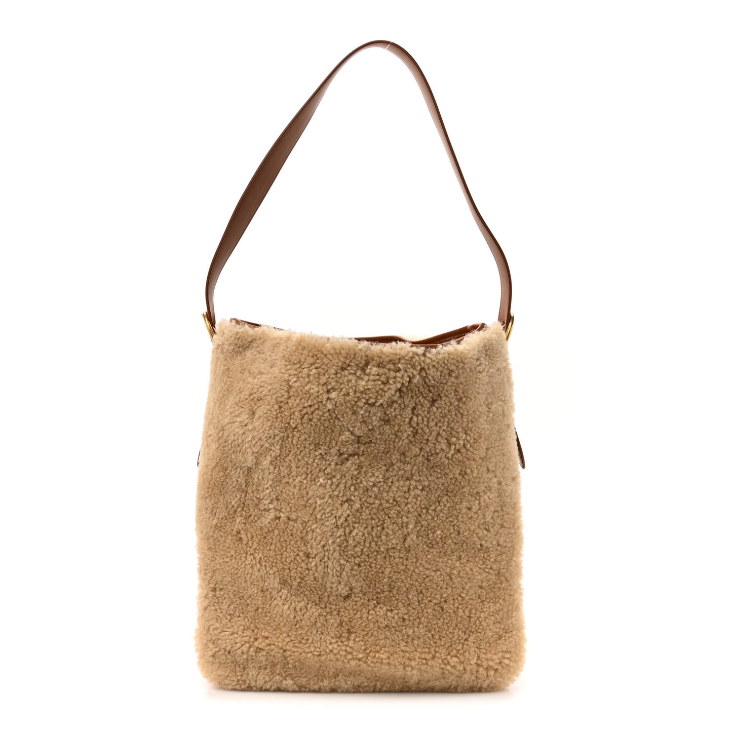 Shearling Tote Natural