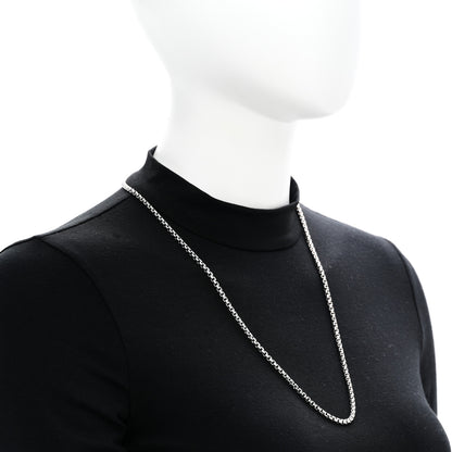 David Yurman Sterling Silver 3.6mm Box Chain Necklace 26" 2 of 5