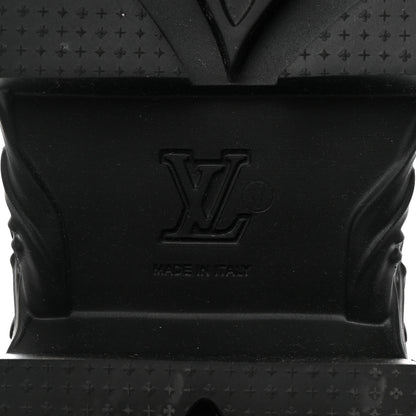 Louis Vuitton Calfskin Baroque Flat Ranger Boots 11 Black 8 of 8