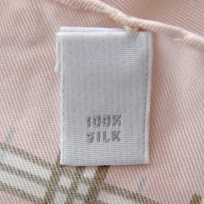 Burberry Silk Nova Check Teddy Bear Scarf Pink 7 of 8