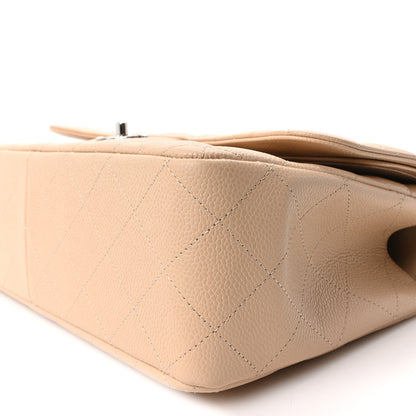 Chanel Caviar Quilted Jumbo Double Flap Beige Clair 10 of 11