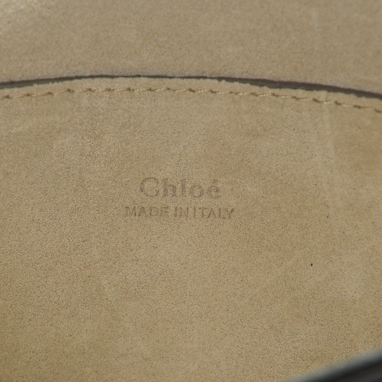 Chloe Calfskin Suede Floral Patchwork Studded Small Faye Shoulder Bag Full Blue 6 of 7