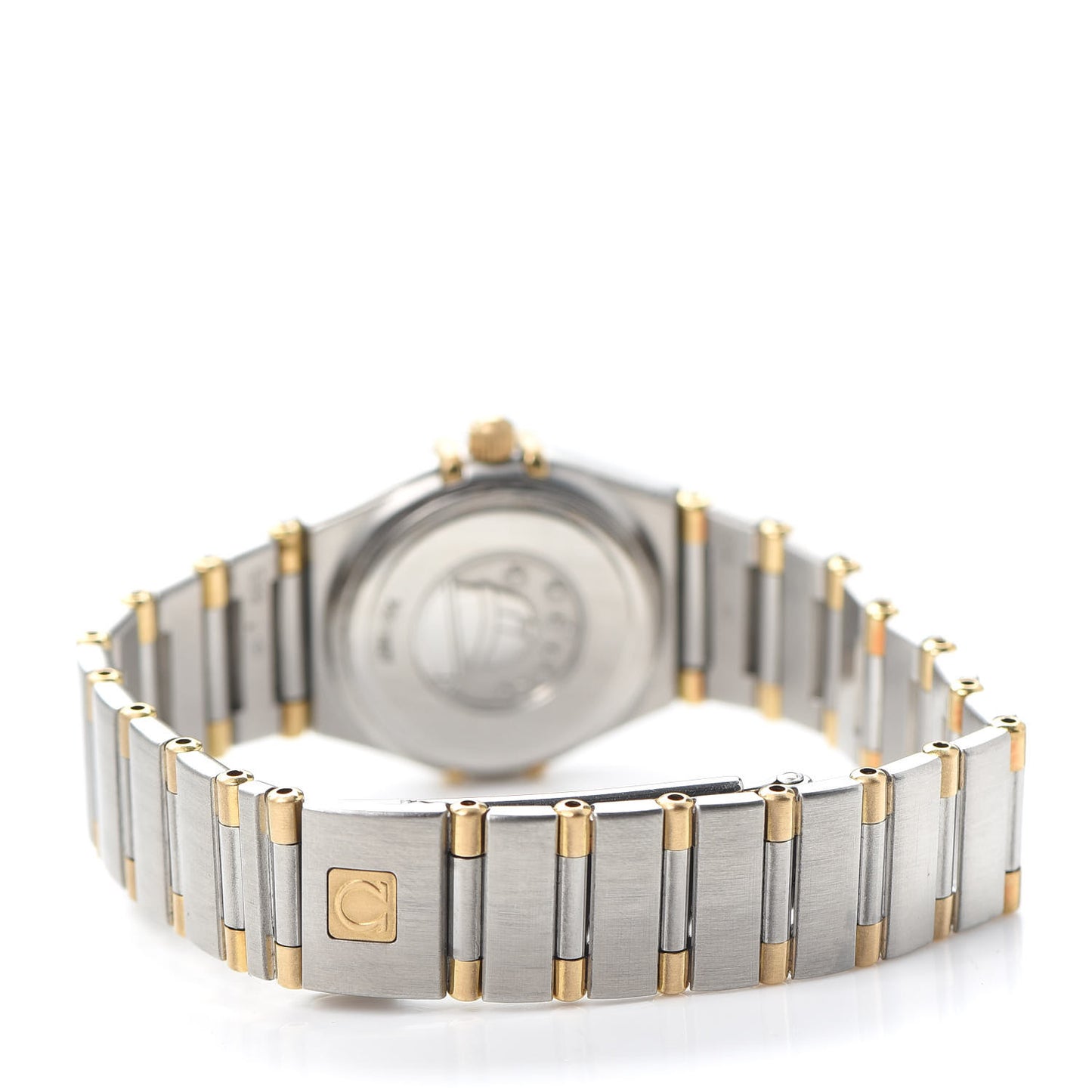 Stainless Steel 18K Yellow Gold 22mm Constellation Quartz Watch White 795.1203
