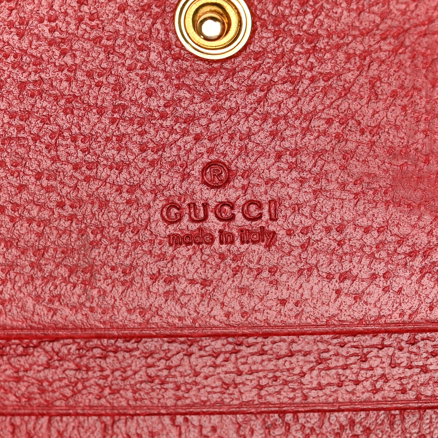 Gucci GG Supreme Monogram Flora Web Ophidia Card Case Red 6 of 7