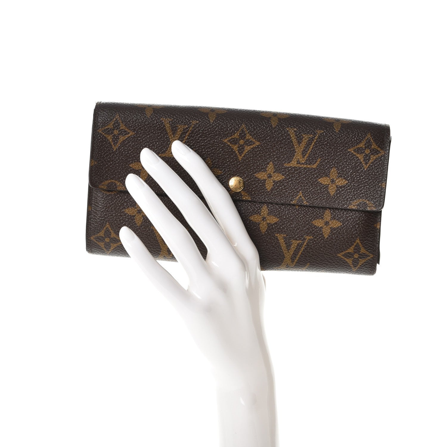 Louis Vuitton Monogram Sarah Wallet 2 of 15