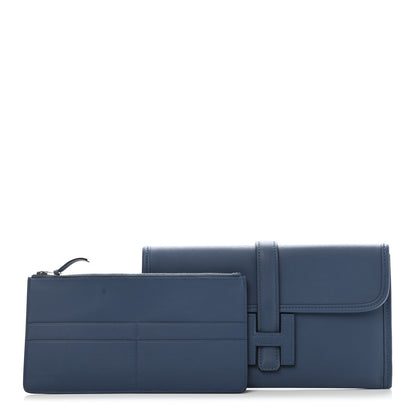 Hermes Swift Jige Duo Clutch Bleu Agate 1 of 12