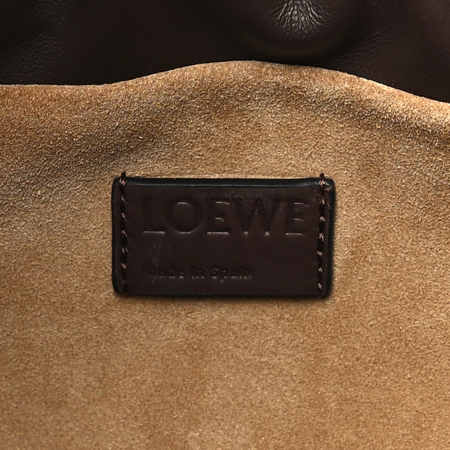 Loewe Nappa Medium Flamenco Knot Bag Chocolate 6 of 11